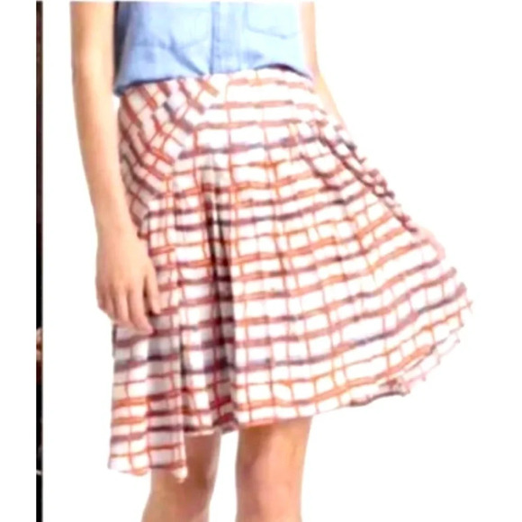 Maeve (Anthropologie) cotton  asymmetrical skirt size 6 - Picture 7 of 7